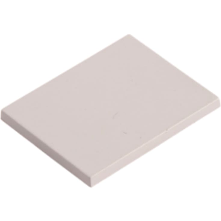 Ansell Lighting endestykke uden hul, 26x21,3 mm, aluminium