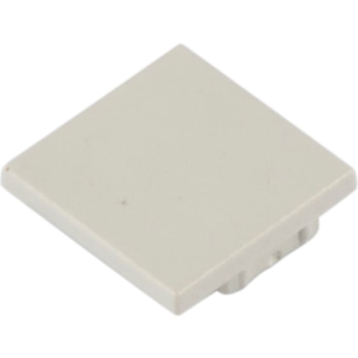 Ansell Lighting endestykke uden hul, 15x56,2 mm, aluminium