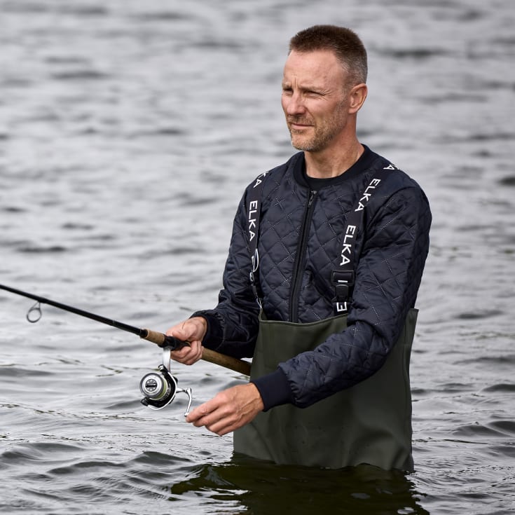 Elka waders, olivengrøn, str. 41