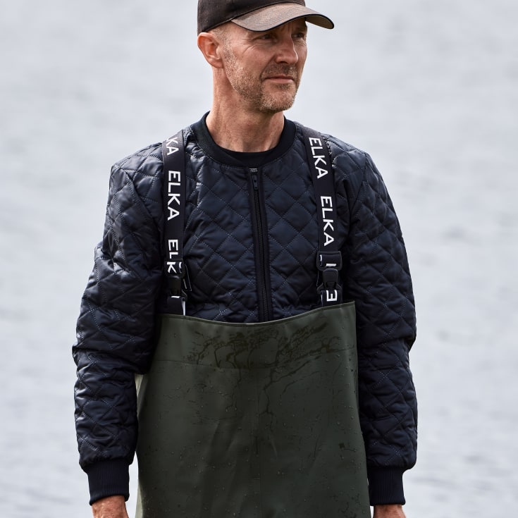 Elka waders, olivengrøn, str. 41