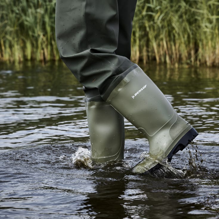 Elka waders, olivengrøn, str. 41