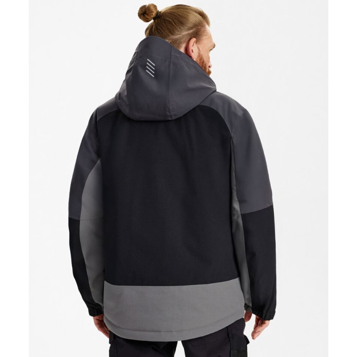 Engel Entire vinterjakke, Black/Anthracite Grey, 3XL