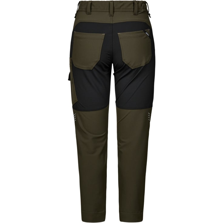 Engel Entire dame servicebukser full stretch, Forest Green/Black, 42