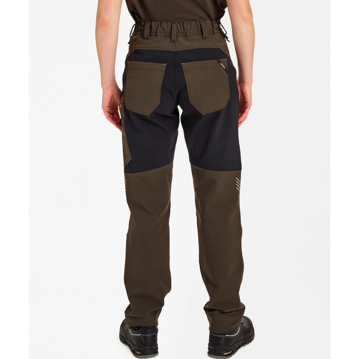 Engel Entire dame servicebukser full stretch, Forest Green/Black, 42