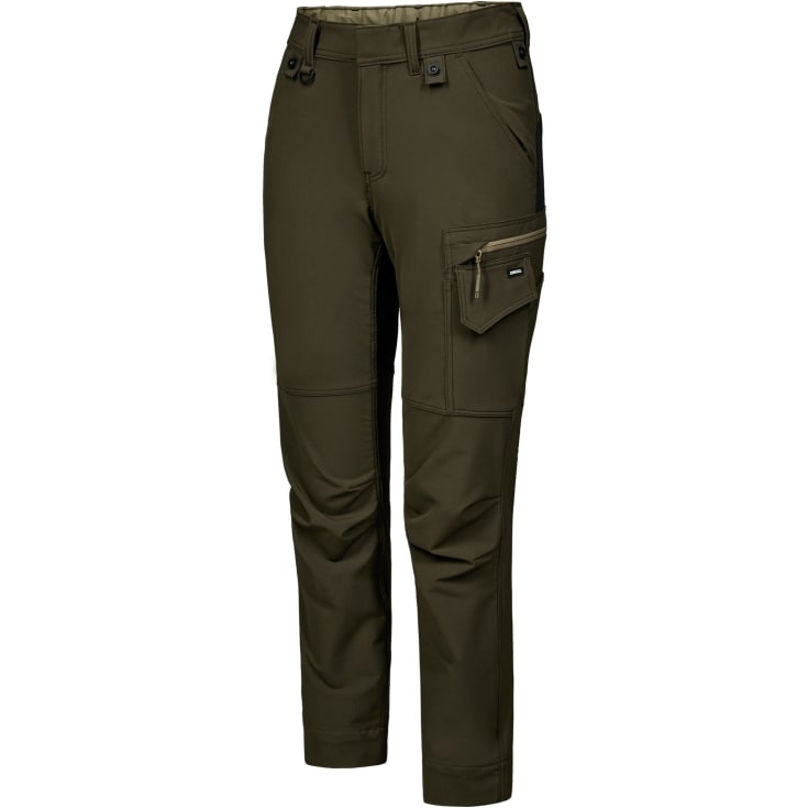 Engel Entire dame servicebukser full stretch, Forest Green/Black, 42