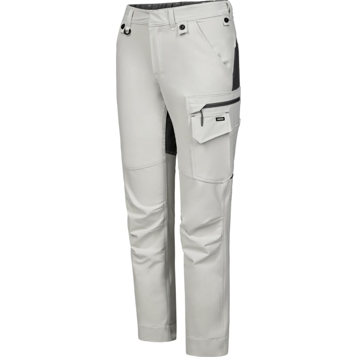 Engel Entire dame servicebukser full stretch, Bone White/Anthracite Grey, 36