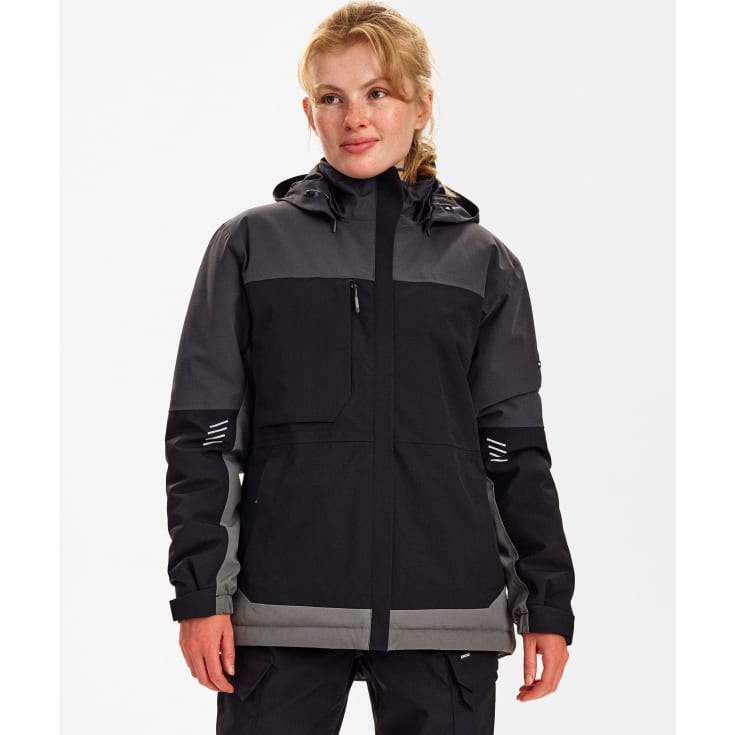 Engel Entire dame vinterjakke, Black/Anthracite Grey, M