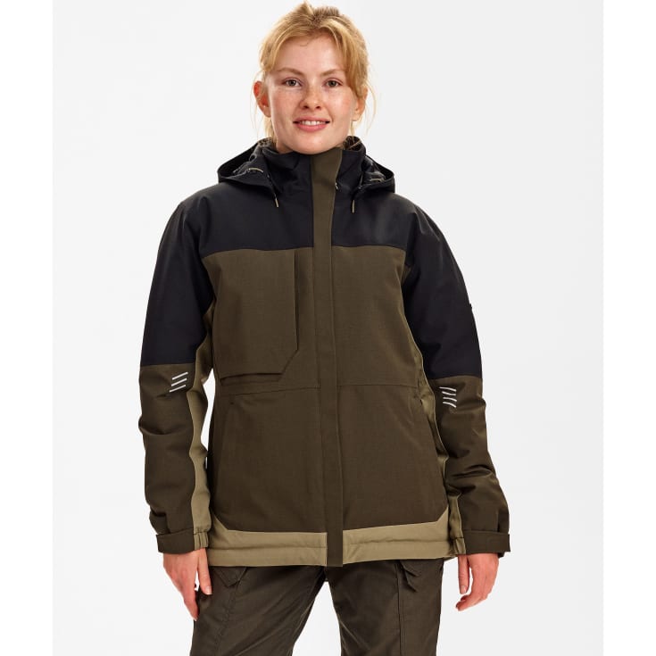 Engel Entire dame vinterjakke, Forest Green/Black, M