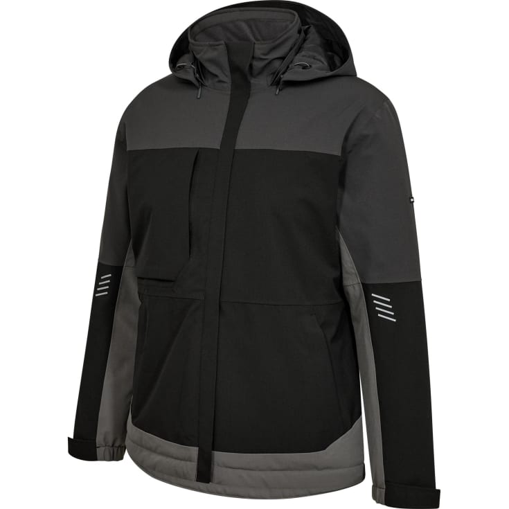 Engel Entire dame vinterjakke, Black/Anthracite Grey, M