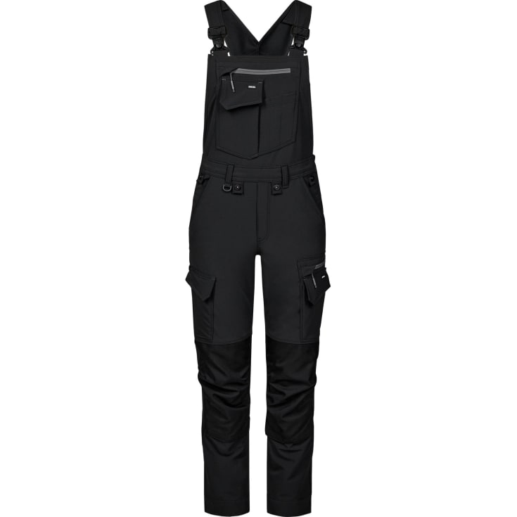 Engel Entire dame overalls full stretch, Black/Anthracite Grey, 40