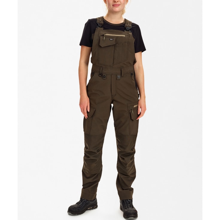 Engel Entire dame overalls full stretch, Forest Green/Black, 34