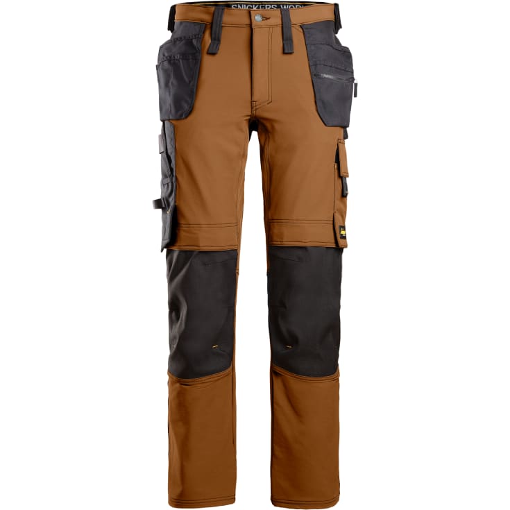Snickers AllroundWork håndværkerbukser 6271 full stretch, Brown/Black, 56