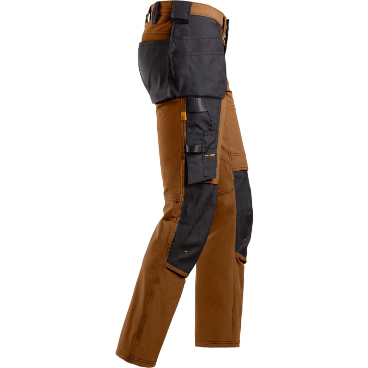 Snickers AllroundWork håndværkerbukser 6271 full stretch, Brown/Black, 56