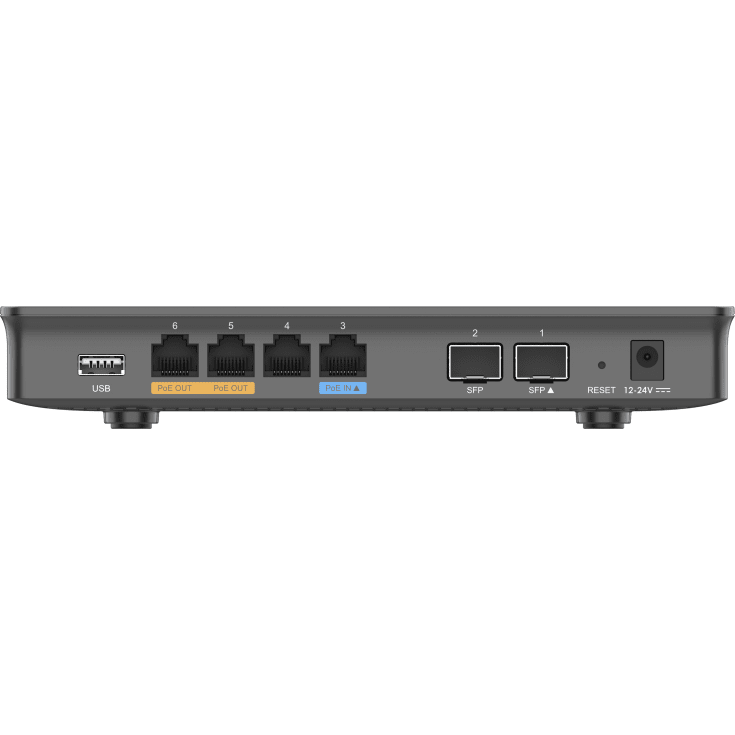 Grandstream GWN 7002 Router 4xWAN/LAN PoE ind/ud VPN