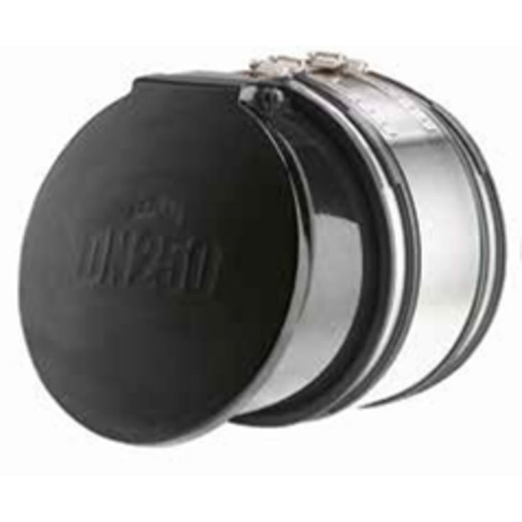 Kessel 315 mm rørspjæld til drænvand, med muffeende