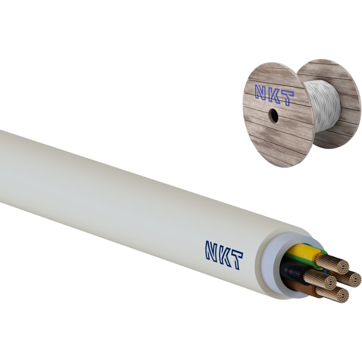 Kabel NOIKX Flex 90° 4x70 lysegrå T500