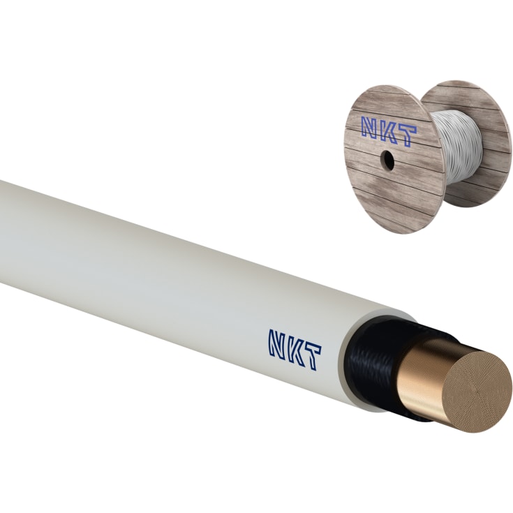 Kabel NOIKX Flex 90° 1x300 Eca, lysegrå T500