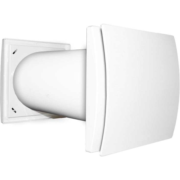 Ventas Quantum HR 100 ventilator med varmegenvinding Ø100 mm, hvid