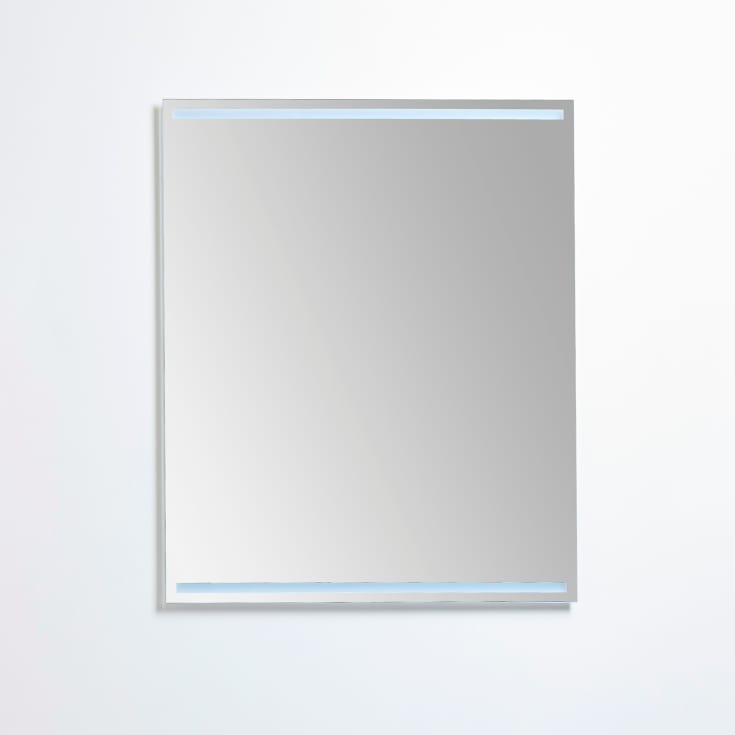 Loevschall Aarhus spejl med lys, 60x75 cm