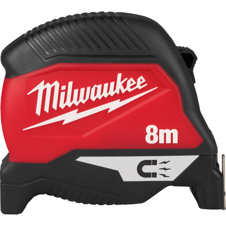 Milwaukee målebånd 4G magnetisk, 30 mm, 8 m