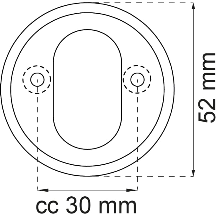 10 stk Habo cylinder 18 mm, børstet stål