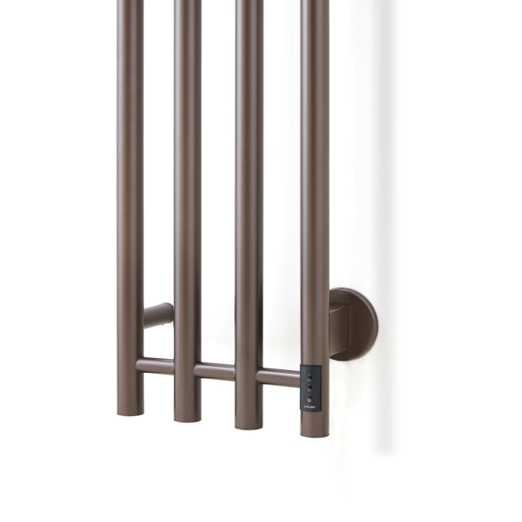 Cassøe Catania håndklædetørrer, el, 26x142 cm, mat bronze