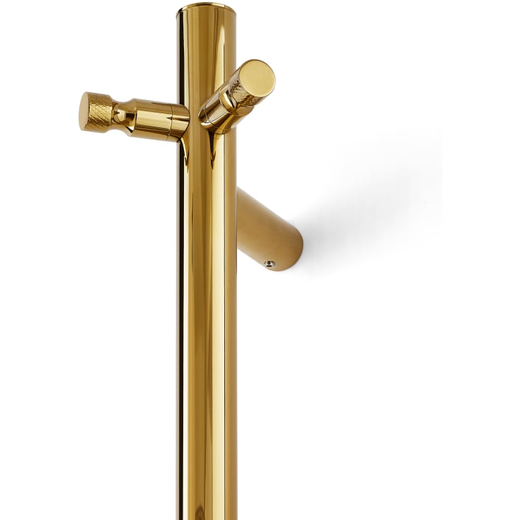 Cassøe Rimini håndkletørker, el, 8,5x148 cm, polert messing