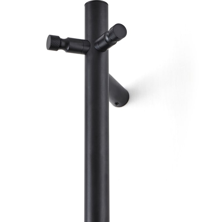 Cassøe Rimini handdukstork, el, 8,5x148 cm, matt svart