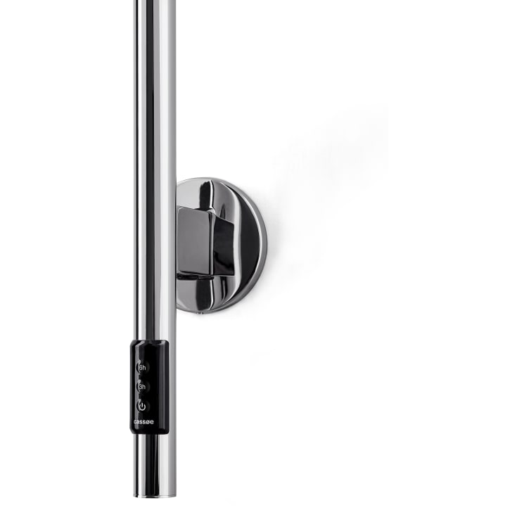 Cassøe Rimini håndkletørker, el, 8,5x148 cm, polert rustfritt stål