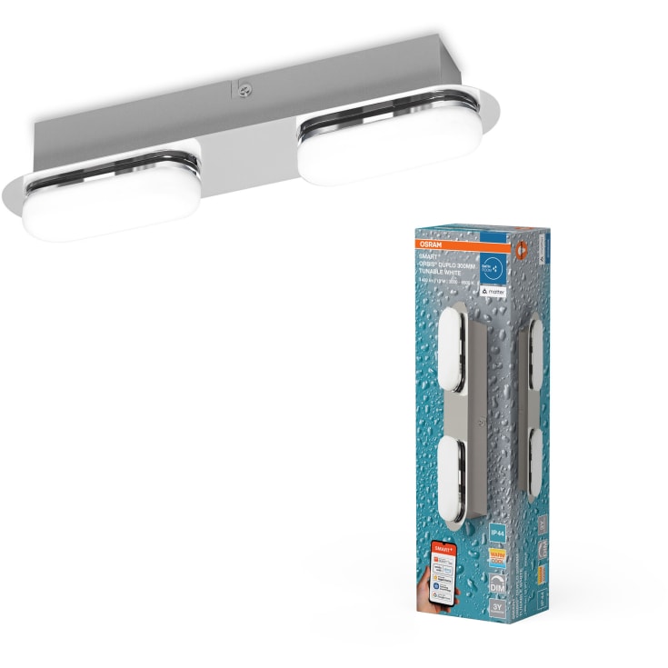 Osram Smart+ Wifi Orbis Duplo væglampe, justerbar hvid, 29,5 cm