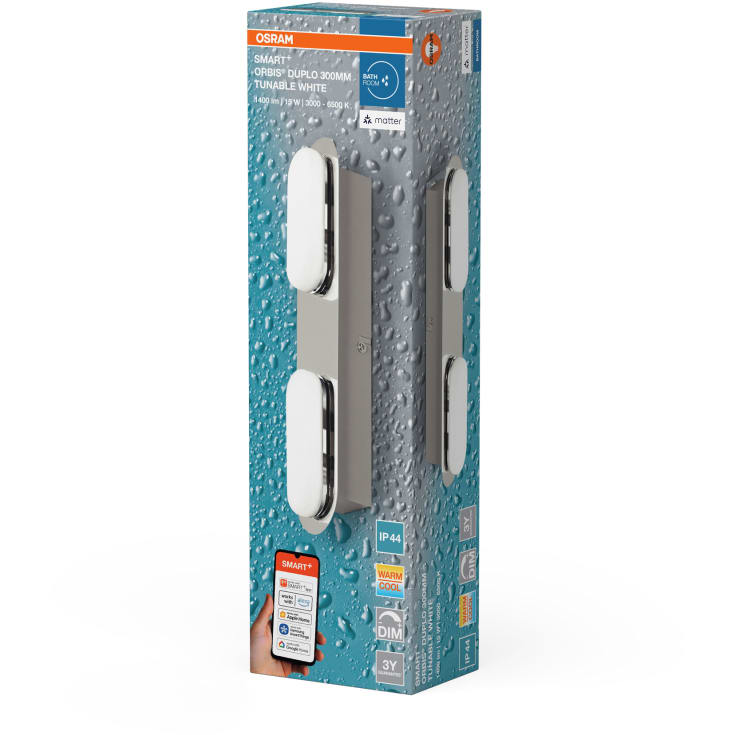 Osram Smart+ Wifi Orbis Duplo væglampe, justerbar hvid, 29,5 cm