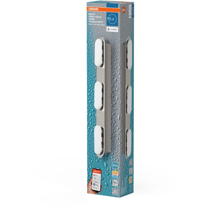 Osram Smart+ Wifi Orbis Duplo væglampe, justerbar hvid, 44,5 cm
