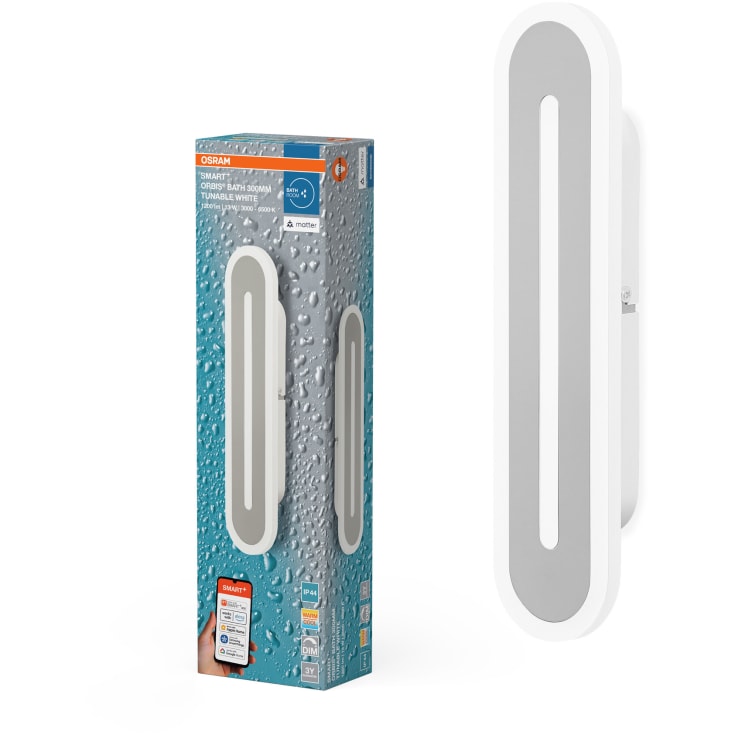 Osram Smart+ Wifi Bath spejllampe, justerbar hvid, 30 cm