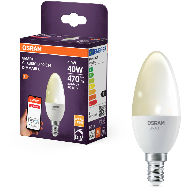 Osram Smart+ Zigbee E14 sparepære, 2700K, 4,9W