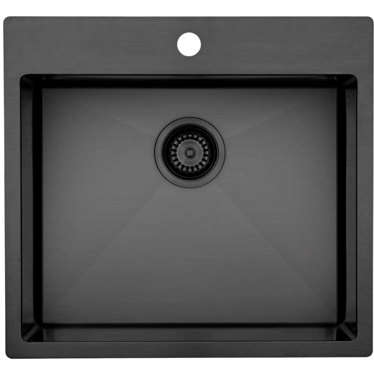 Lavabo Kubus 540 Soft køkkenvask, 54x50 cm, sort