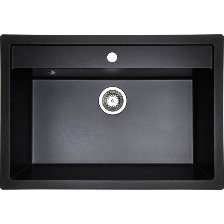 Lavabo Jupiter 80 diskbänk, 75,6x 52,6 cm, svart