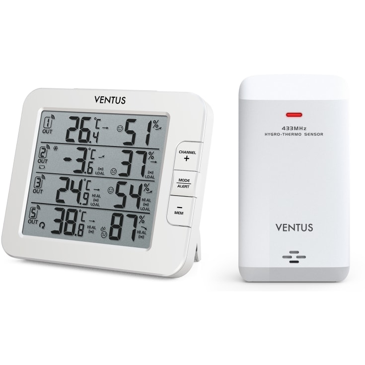 Ventus vejrstation W210, sensorer