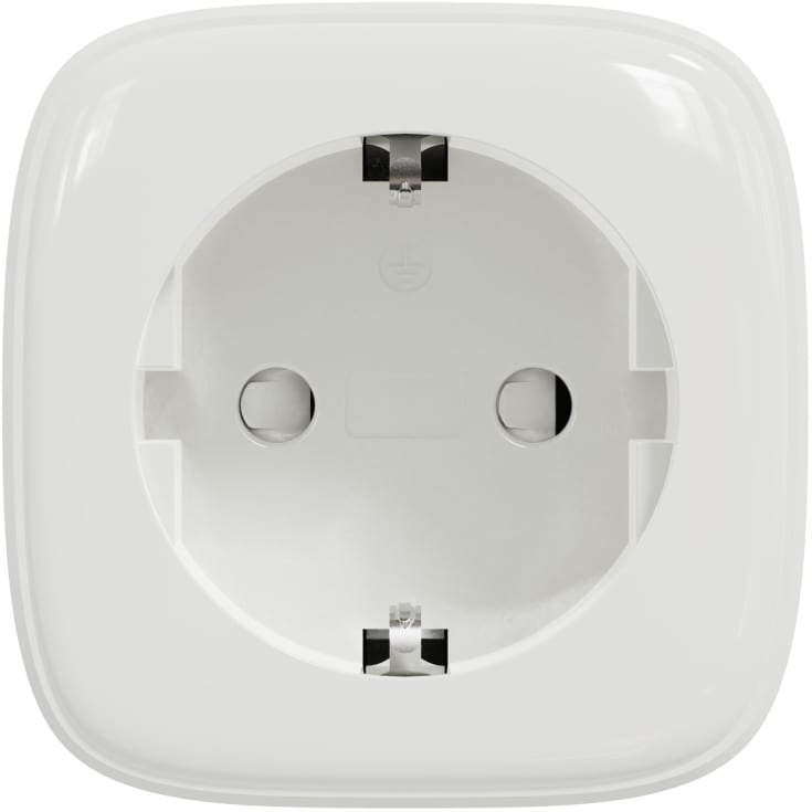 Schneider Electric Wiser schuko stikkontakt, hvid