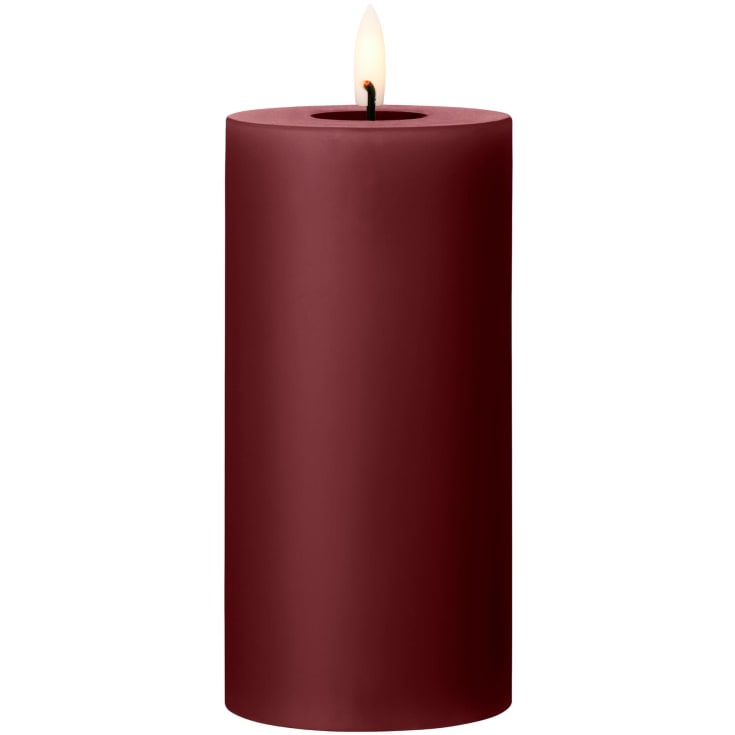 Ester & Erik LED blokklys, burgunder, 15 cm