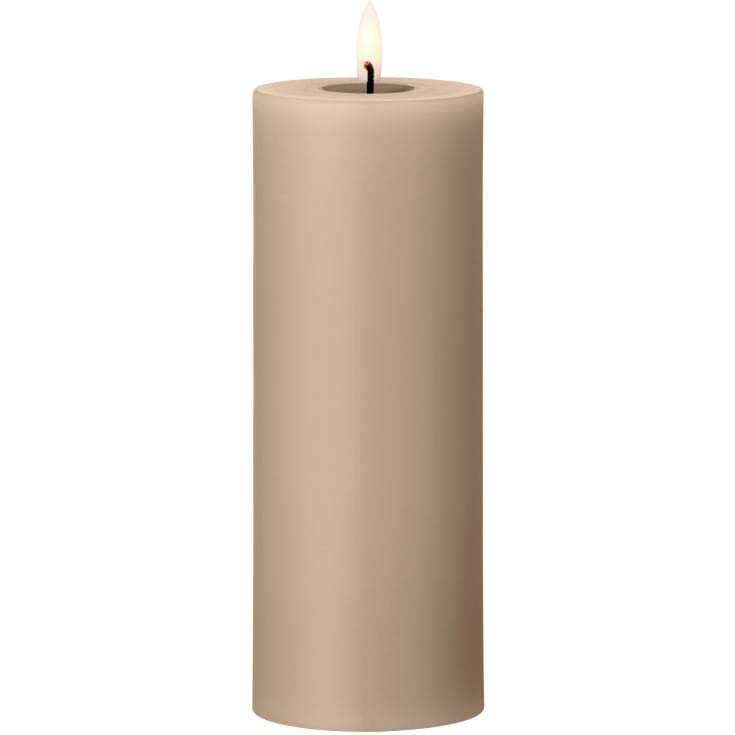 Ester & Erik LED blockljus, ljusbrun, 20 cm