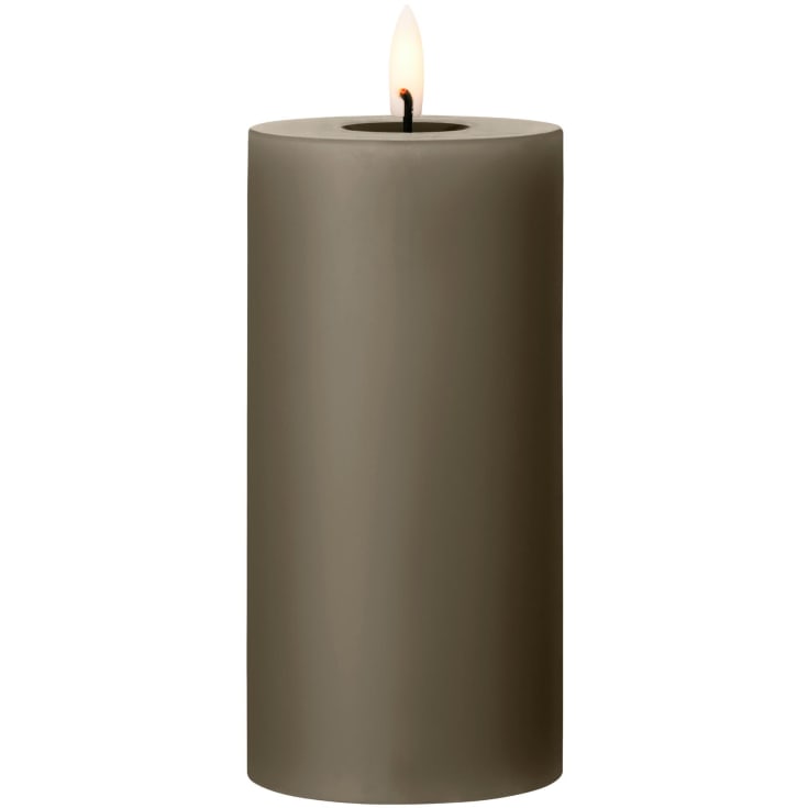 Ester & Erik LED bloklys, brun, 15 cm