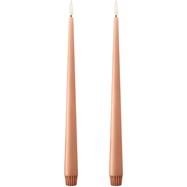 Ester & Erik LED kronljus, 30 cm, rosa, 2-pack