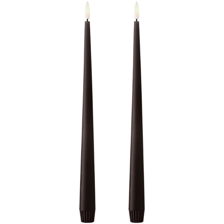 Ester & Erik LED kronljus, 30 cm, mörkbrun, 2-pack