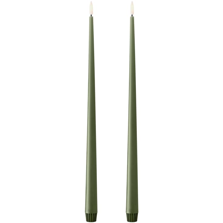 Ester & Erik LED kronljus, 40 cm, mörkgrön, 2-pack