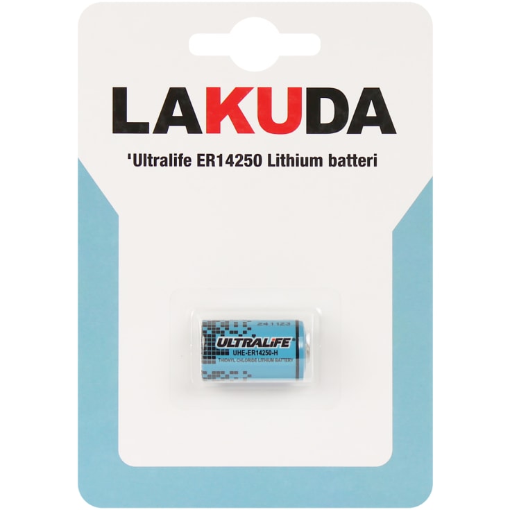 Ultralife ER14250 Lithium batteri, ½AA / 3,6 V