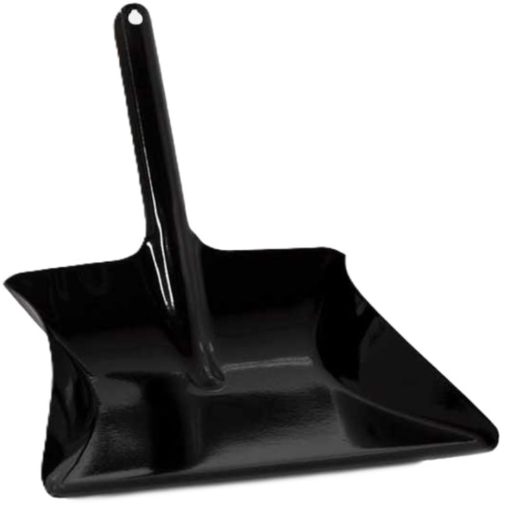 Roliba fejebakke, sort lakeret metal, 370 x 235 mm