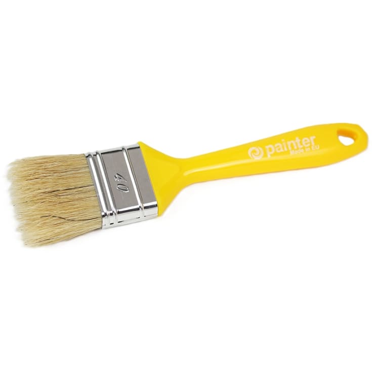 Roliba fladpensel med plastskaft, 40 x 14 mm