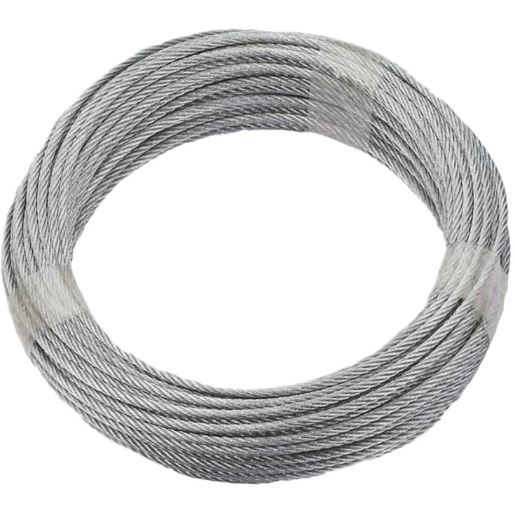 Stålwire, galvaniseret 2,0 mm, 10 meter