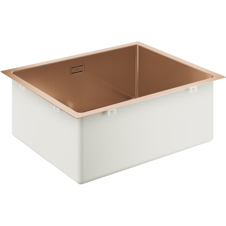 K700 køkkenvask, 45x55 cm, kobber