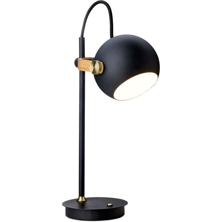 Halo Design DC uppladningsbar bordslampa, svart